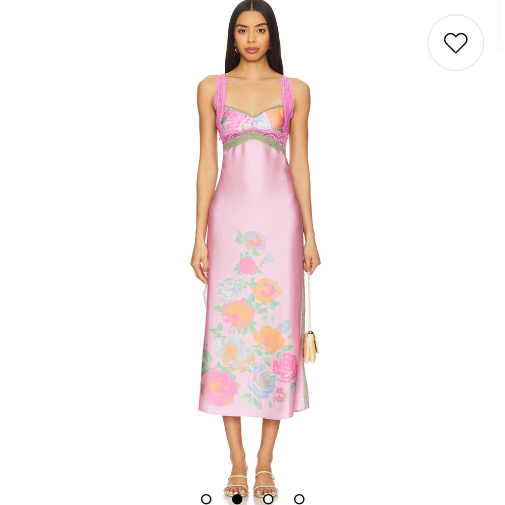 Free People Just Dreamy Maxi Dress in Sweet Lilac Combo